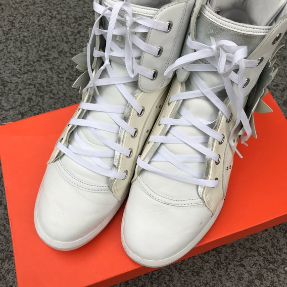 Y-3 adidas shizuka high top leather sneakers by yohji yamamoto - Picture 8 of 8